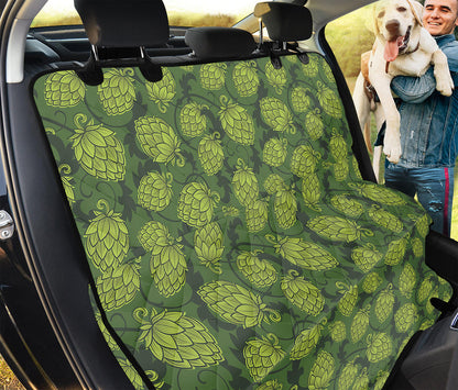 Cartoon Hop Cone Pattern Print Pet Car Back Seat Cover