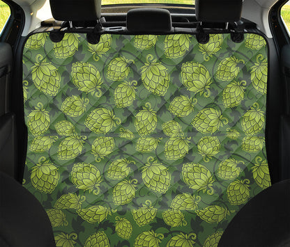 Cartoon Hop Cone Pattern Print Pet Car Back Seat Cover
