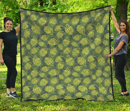 Cartoon Hop Cone Pattern Print Quilt