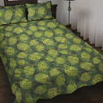 Cartoon Hop Cone Pattern Print Quilt Bed Set