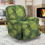 Cartoon Hop Cone Pattern Print Recliner Slipcover