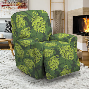 Cartoon Hop Cone Pattern Print Recliner Slipcover