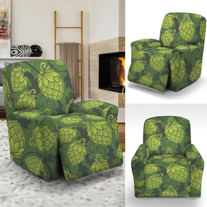 Cartoon Hop Cone Pattern Print Recliner Slipcover