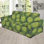 Cartoon Hop Cone Pattern Print Sofa Slipcover