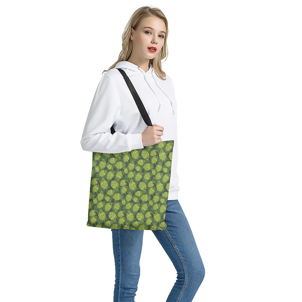 Cartoon Hop Cone Pattern Print Tote Bag