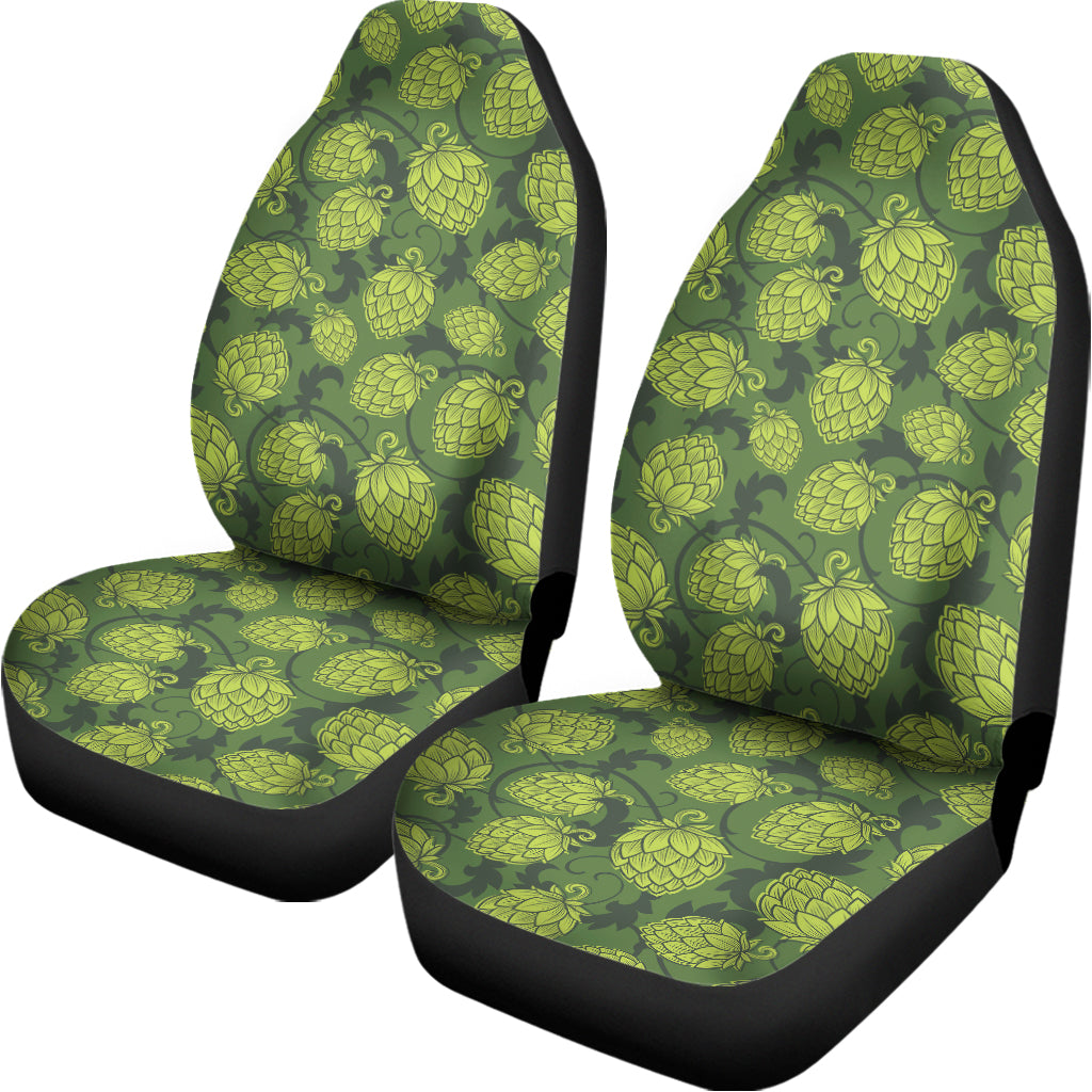 Cartoon Hop Cone Pattern Print Universal Fit Car Seat Covers