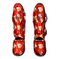 Cartoon Jack Russell Terrier Print Muay Thai Shin Guards