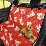 Cartoon Jack Russell Terrier Print Pet Car Back Seat Cover