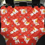 Cartoon Jack Russell Terrier Print Pet Car Back Seat Cover