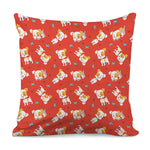 Cartoon Jack Russell Terrier Print Pillow Cover