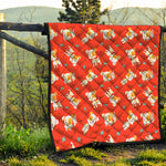 Cartoon Jack Russell Terrier Print Quilt