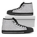 Cartoon Koala Pattern Print Black High Top Sneakers