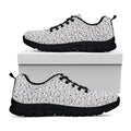 Cartoon Koala Pattern Print Black Running Shoes