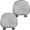 Cartoon Koala Pattern Print Car Headrest Covers