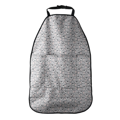 Cartoon Koala Pattern Print Car Seat Organizers