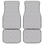 Cartoon Koala Pattern Print Front and Back Car Floor Mats