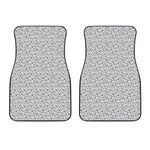 Cartoon Koala Pattern Print Front Car Floor Mats