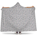 Cartoon Koala Pattern Print Hooded Blanket