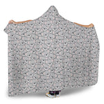 Cartoon Koala Pattern Print Hooded Blanket