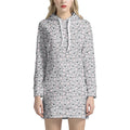 Cartoon Koala Pattern Print Pullover Hoodie Dress
