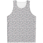 Cartoon Koala Pattern Print Men's Tank Top