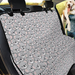 Cartoon Koala Pattern Print Pet Car Back Seat Cover