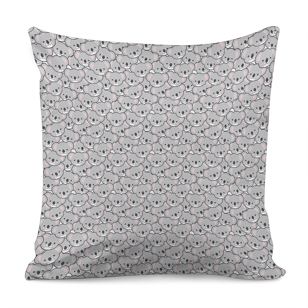 Cartoon Koala Pattern Print Pillow Cover