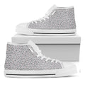 Cartoon Koala Pattern Print White High Top Sneakers