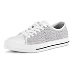 Cartoon Koala Pattern Print White Low Top Shoes