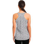 Cartoon Koala Pattern Print Women's Racerback Tank Top