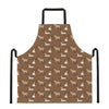 Cartoon Kulan Donkey Pattern Print Apron