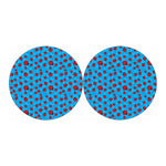 Cartoon Ladybird Pattern Print Car Coasters