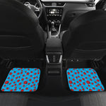 Cartoon Ladybird Pattern Print Front and Back Car Floor Mats