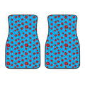 Cartoon Ladybird Pattern Print Front Car Floor Mats