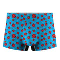 Cartoon Ladybird Pattern Print Men's Boxer Briefs