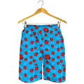 Cartoon Ladybird Pattern Print Men's Shorts