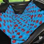 Cartoon Ladybird Pattern Print Pet Car Back Seat Cover