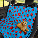 Cartoon Ladybird Pattern Print Pet Car Back Seat Cover