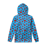 Cartoon Ladybird Pattern Print Pullover Hoodie