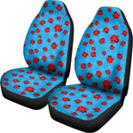 Cartoon Ladybird Pattern Print Universal Fit Car Seat Covers