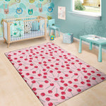 Cartoon Lollipop Pattern Print Area Rug