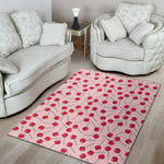 Cartoon Lollipop Pattern Print Area Rug