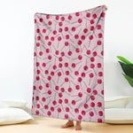 Cartoon Lollipop Pattern Print Blanket