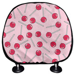Cartoon Lollipop Pattern Print Car Headrest Covers