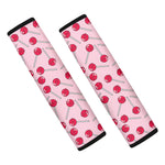 Cartoon Lollipop Pattern Print Car Seat Belt Covers