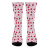 Cartoon Lollipop Pattern Print Crew Socks