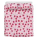 Cartoon Lollipop Pattern Print Duvet Cover Bedding Set