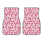 Cartoon Lollipop Pattern Print Front Car Floor Mats