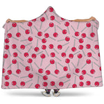 Cartoon Lollipop Pattern Print Hooded Blanket