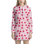 Cartoon Lollipop Pattern Print Hoodie Dress